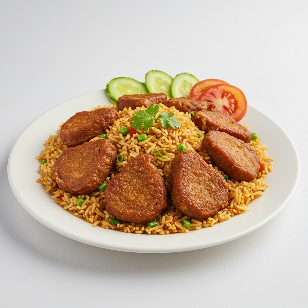 Mutton Fry Piece Fried Rice