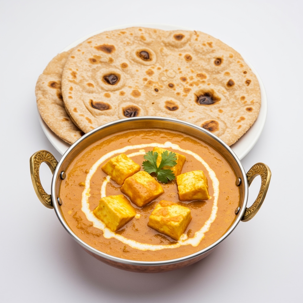 Paneer Curry + Chapathi / Pulka