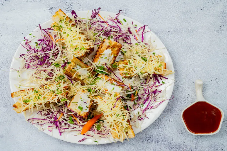 Veg Cheese Grilled Sandwich [White]