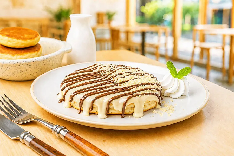 Nutella Cheesecake Pancake - Gluten Free