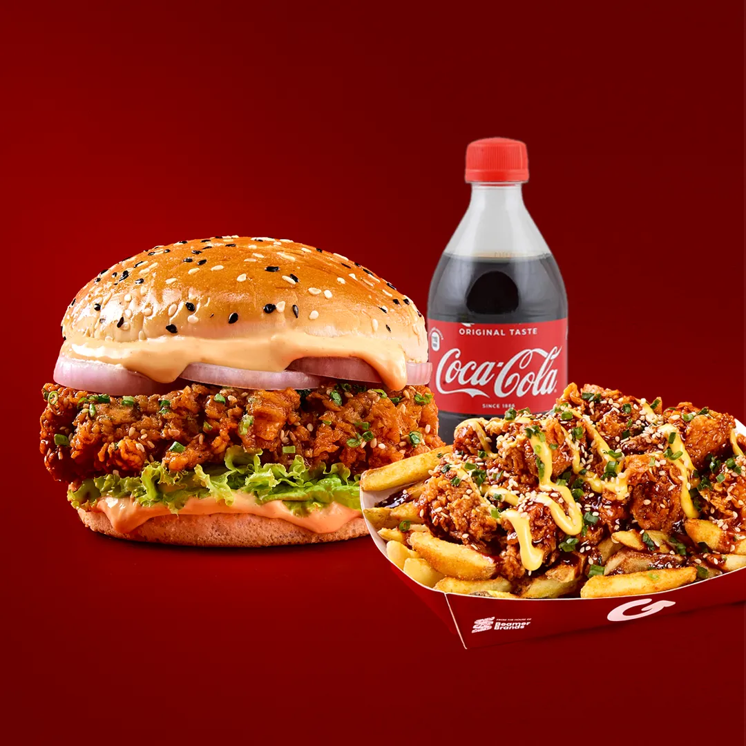 Korean Kick Burger Meal