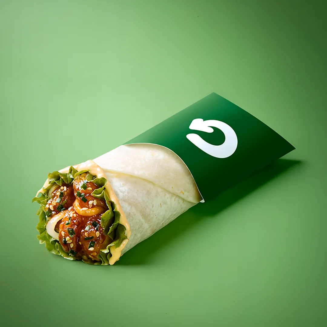Sizzling Korean Aloo Wrap