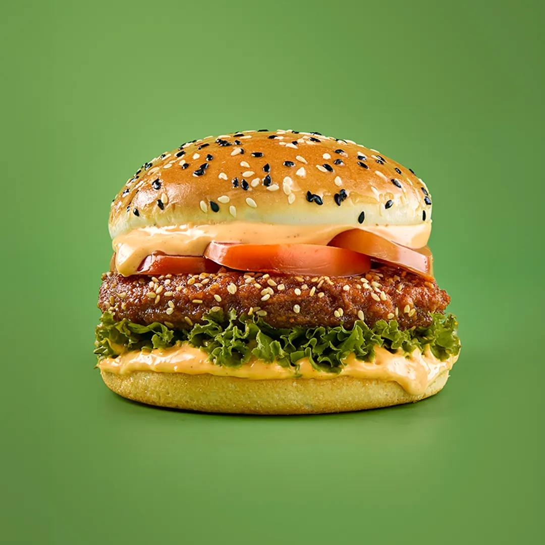 Creamy Shroom Guys Burger