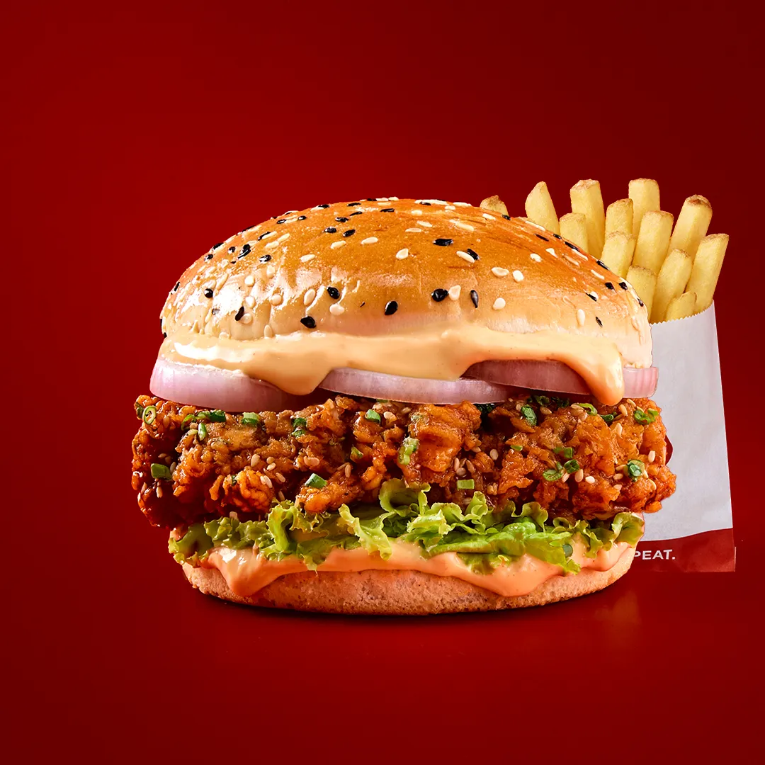 Korean Burger Value Combo