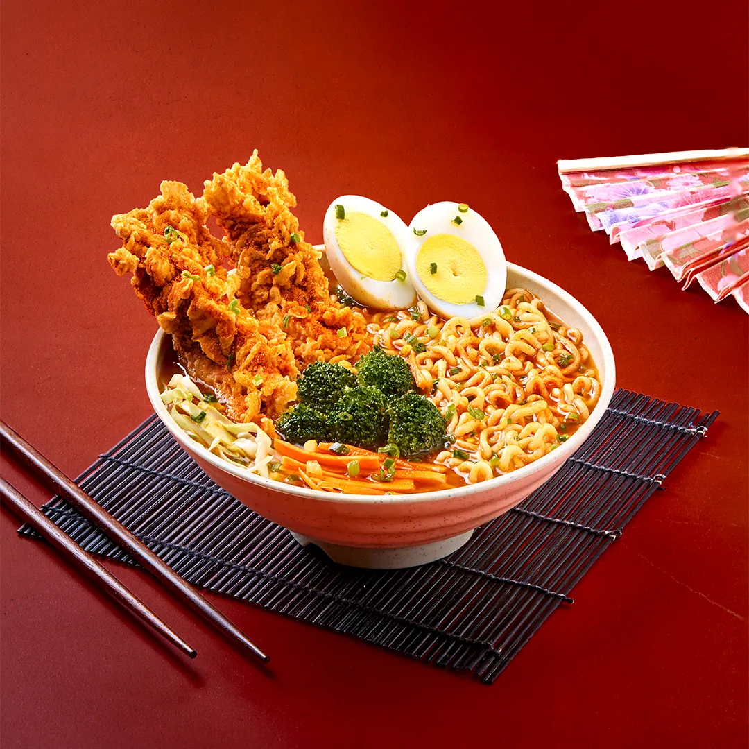 Korean Chicken Tender Ramen