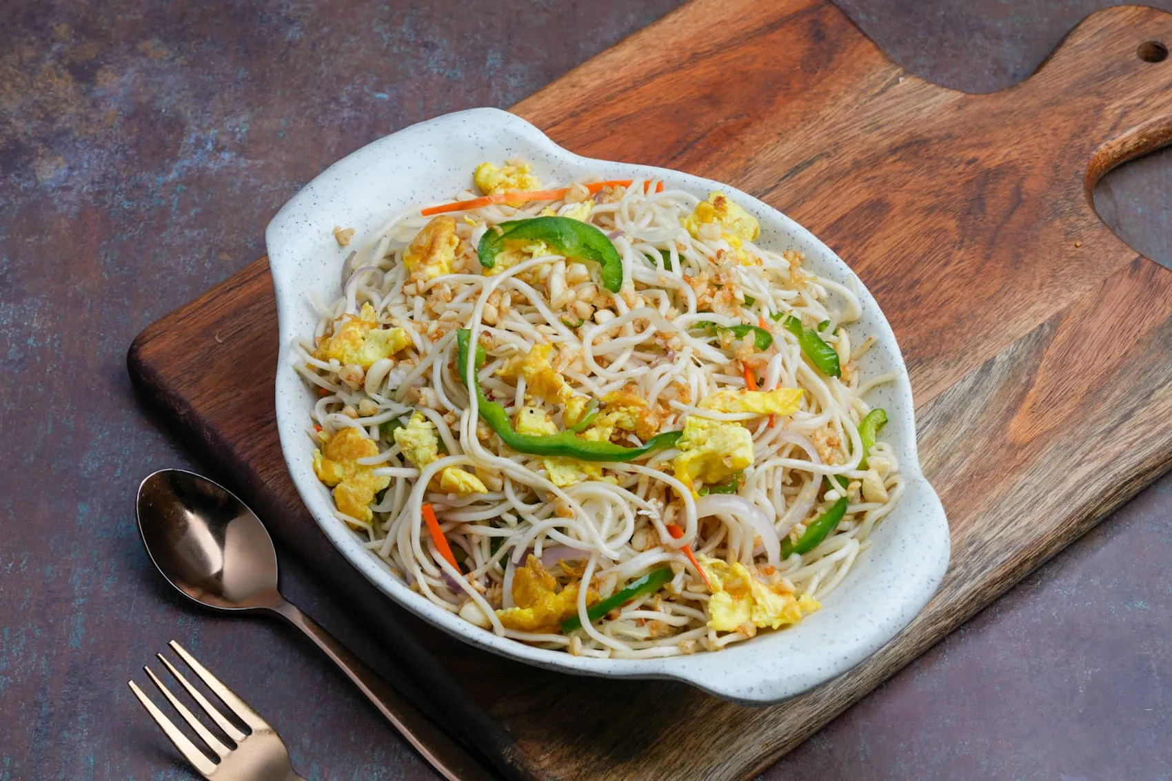 Egg Burnt Garlic Noodles