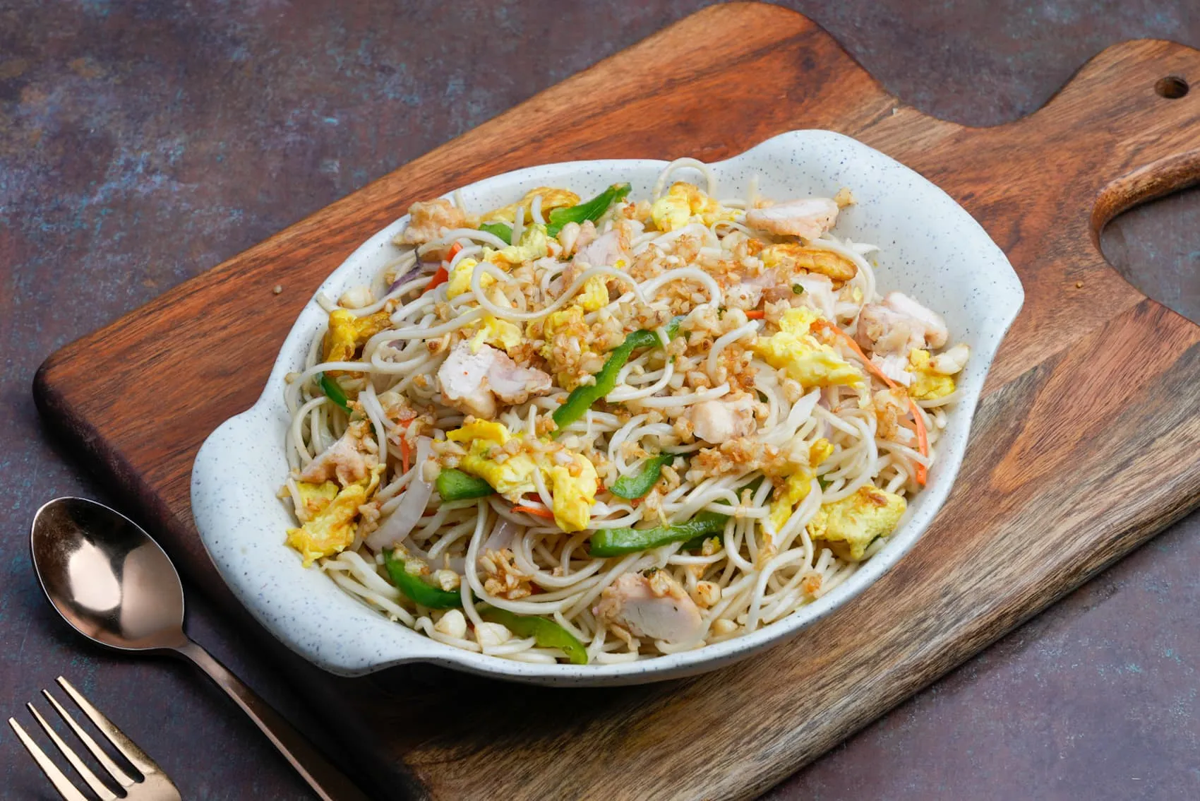 Chicken Burnt Garlic Noodles