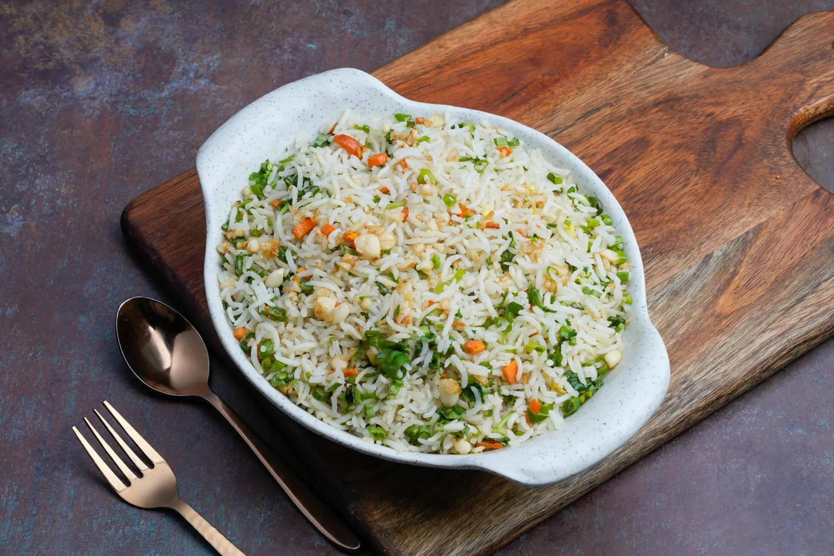 Burnt Garlic Fried Rice