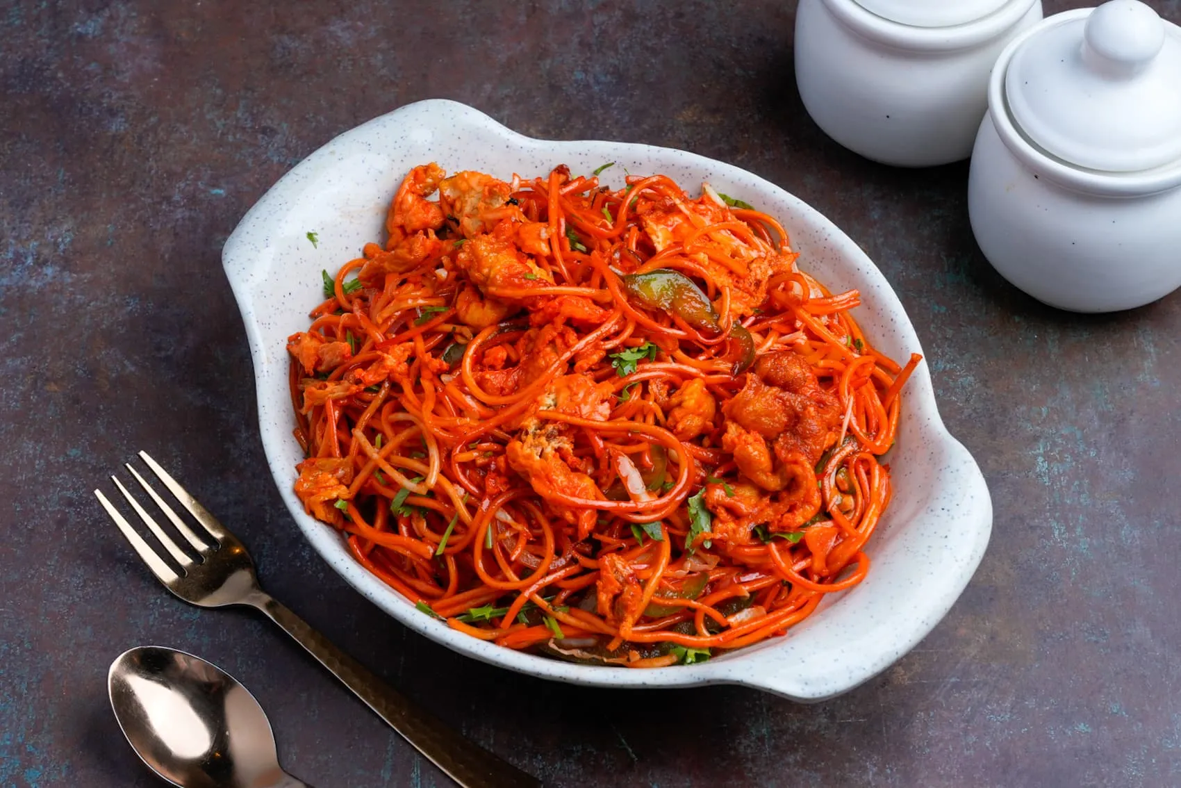 Egg Schezwan Noodles