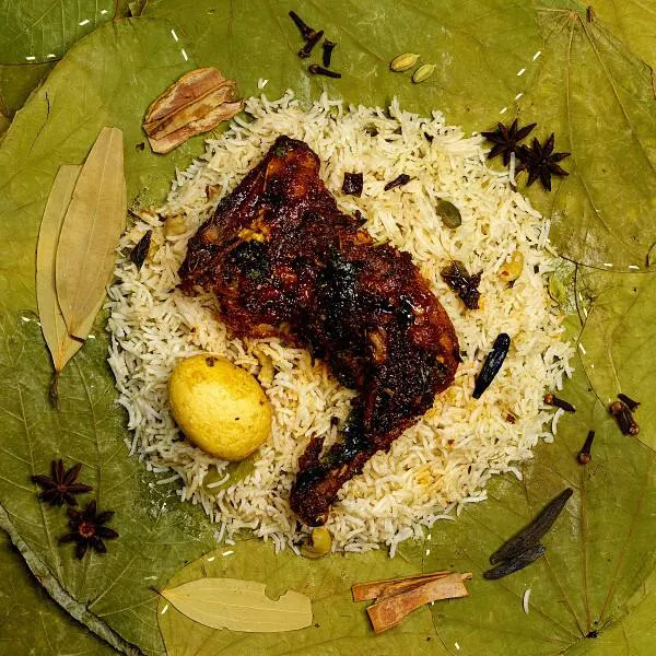 Bagara Rice With Full Joint - Hlaf