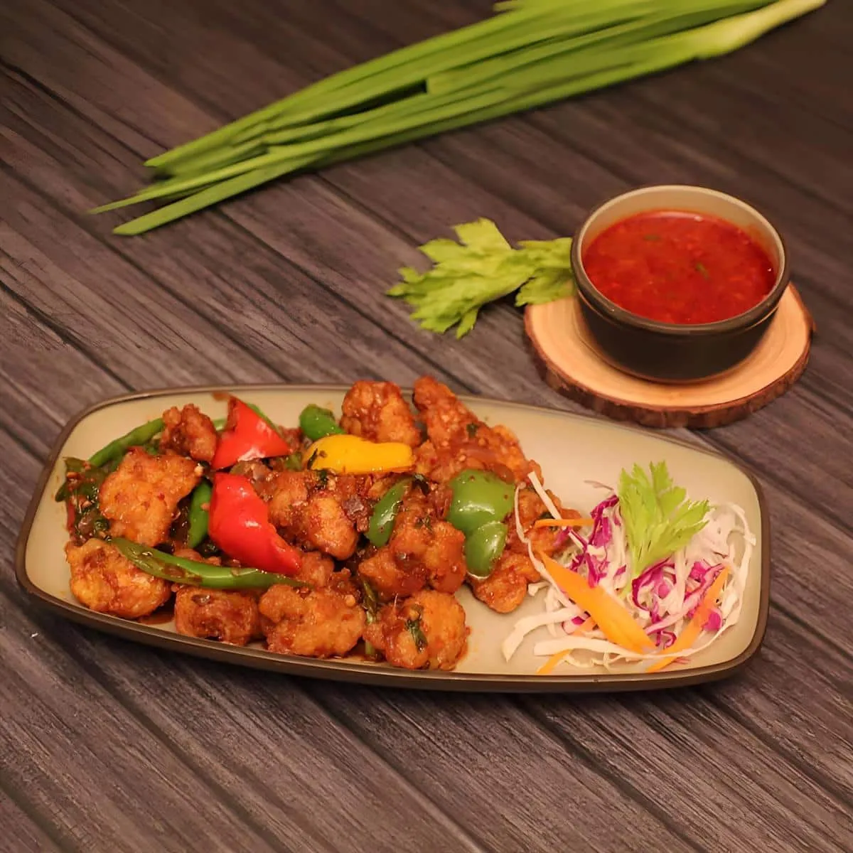 Chilly Chicken Dry
