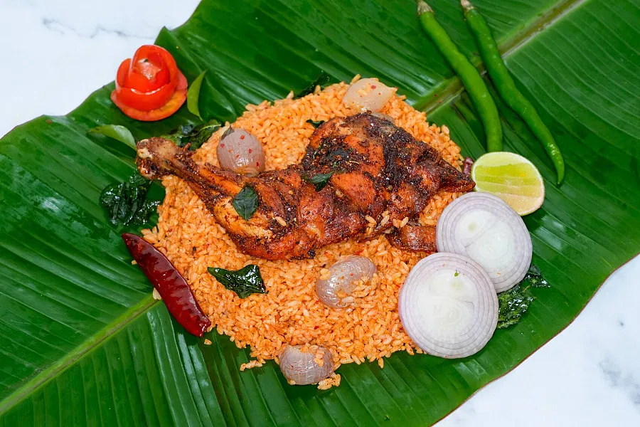 Chitti Mutyalu Chicken Full Joint Biryani - Half
