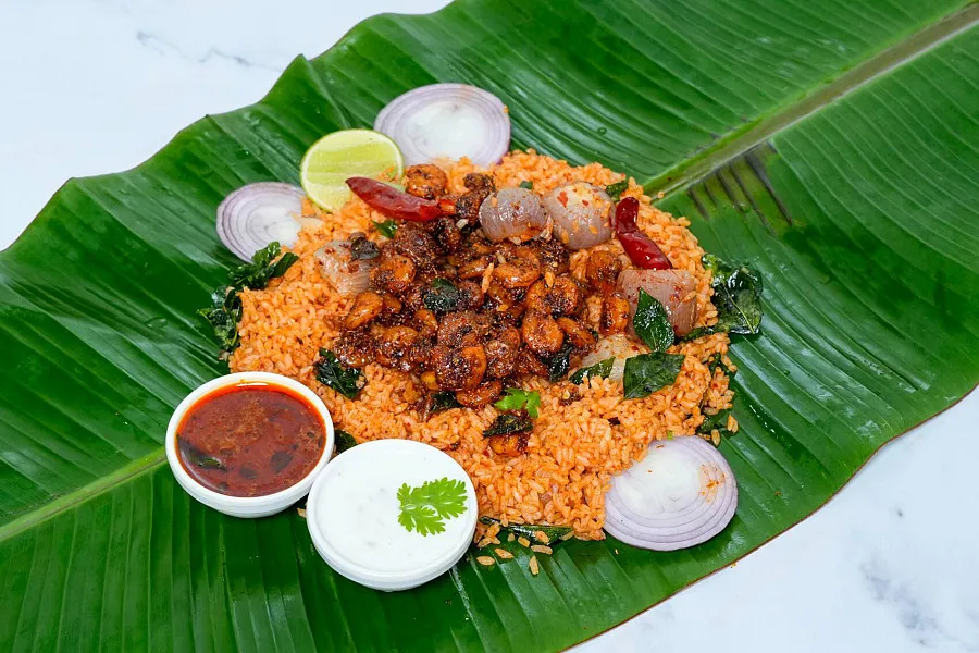 Chitti Mutyalu Prawns Biryani - Half