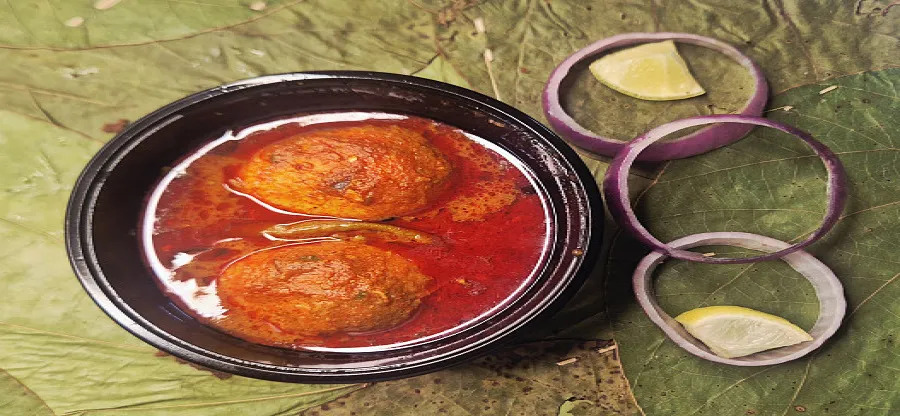 Egg Curry - Plate
