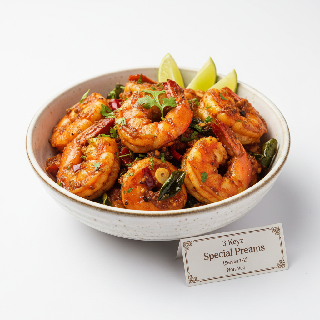 3 Keyz Special Prawns