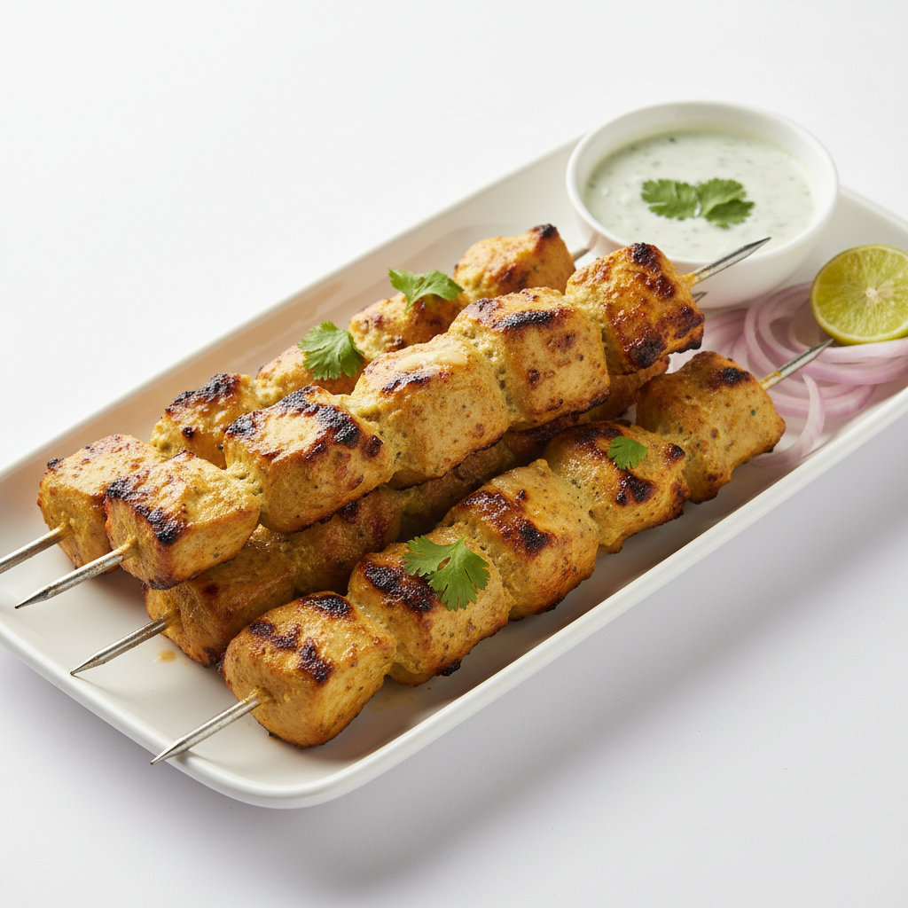 Grilled Murgh Malai Kebab
