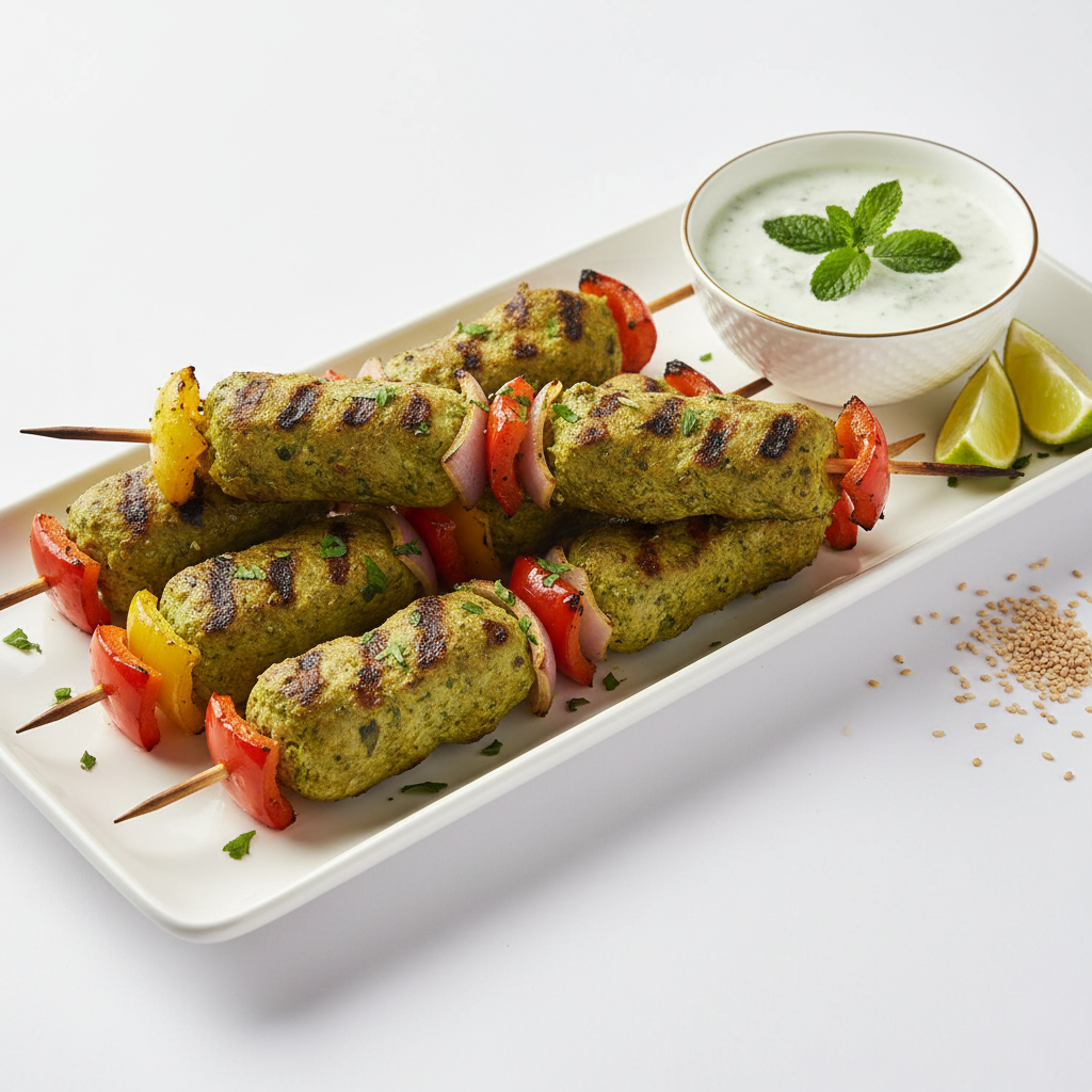 Grilled Hariyali Kebab