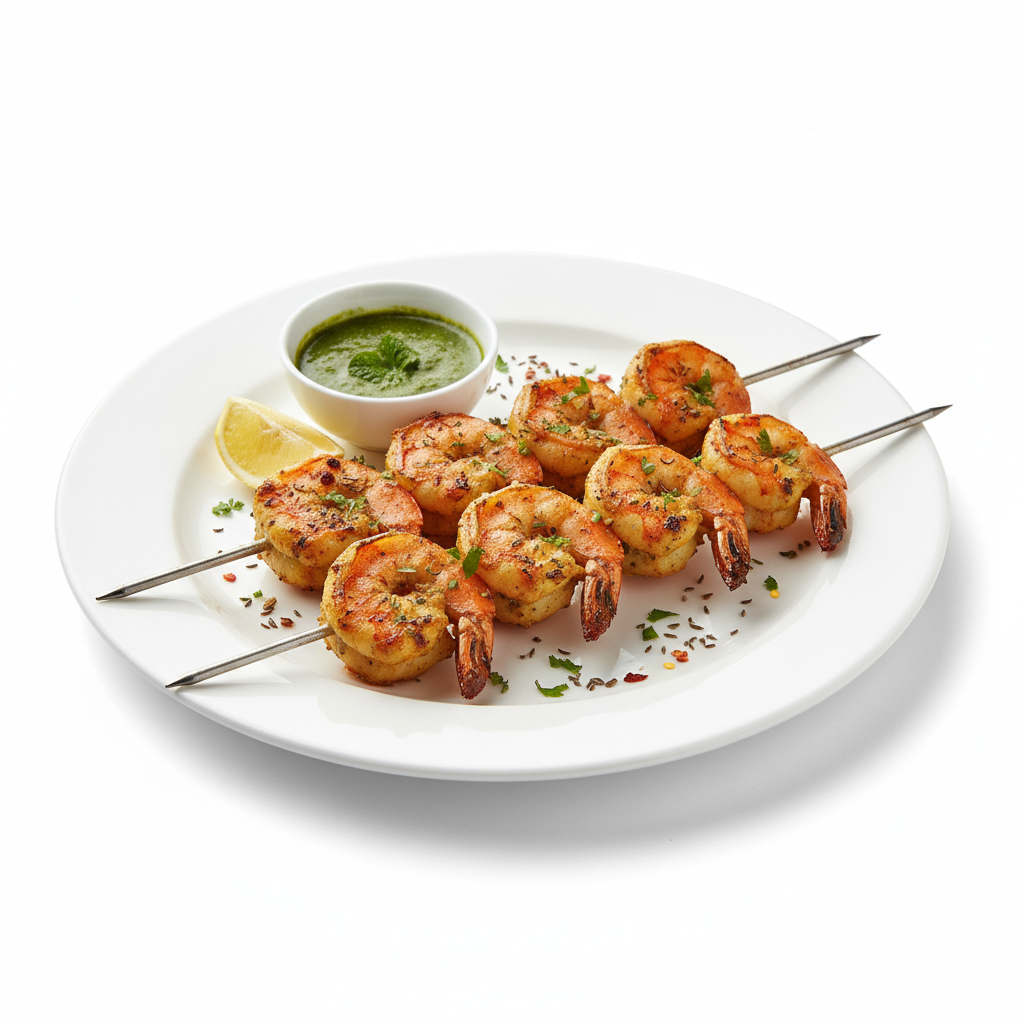 Ajwani Prawns Kebab