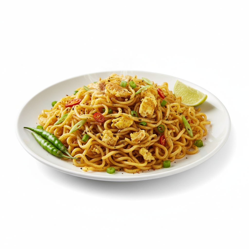 Egg Hakka Noodles