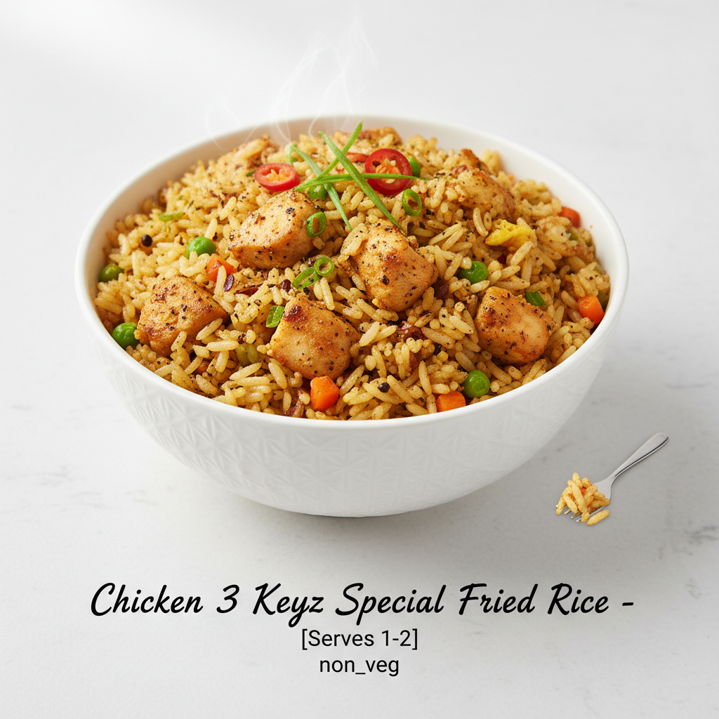Chicken 3 Keyz Special Fried Rice