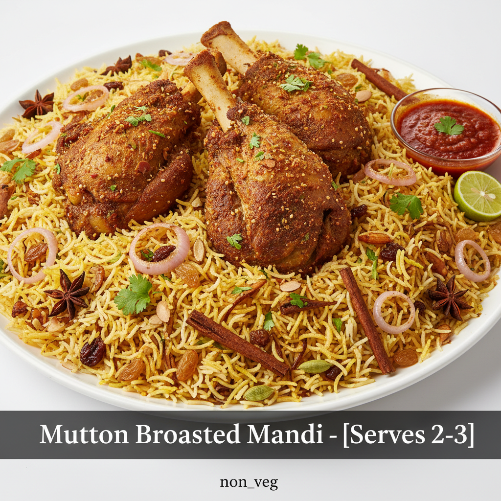 Mutton Broasted Mandi