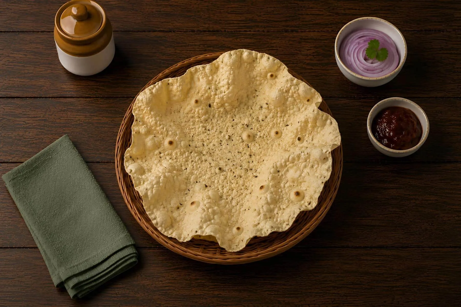 Fried papad
