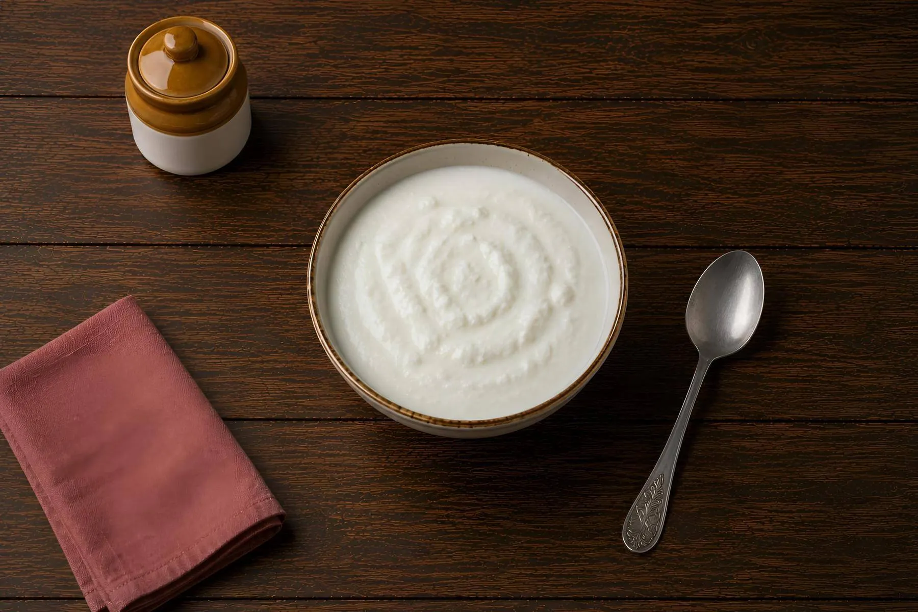 Plain curd