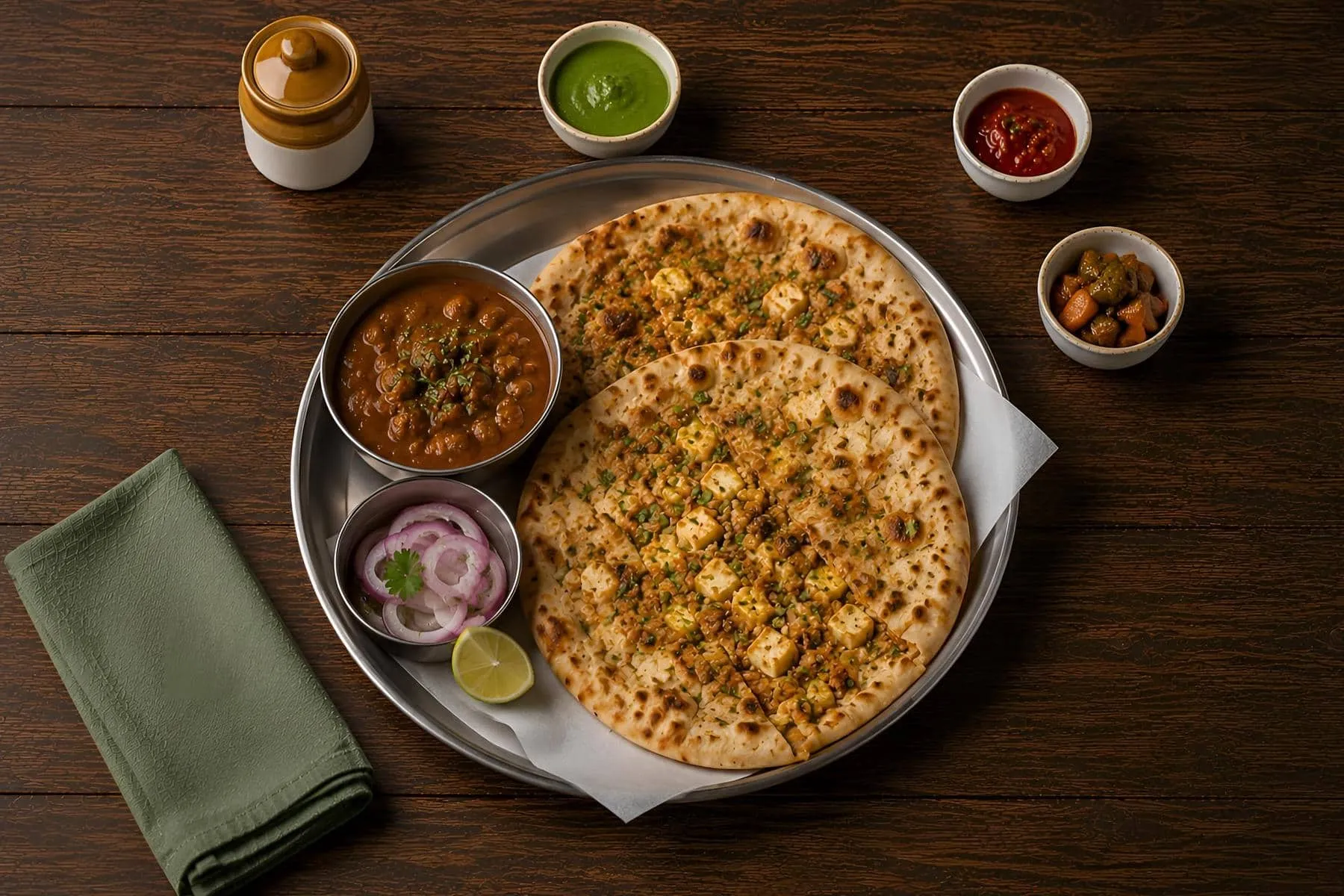 Paneer kulcha