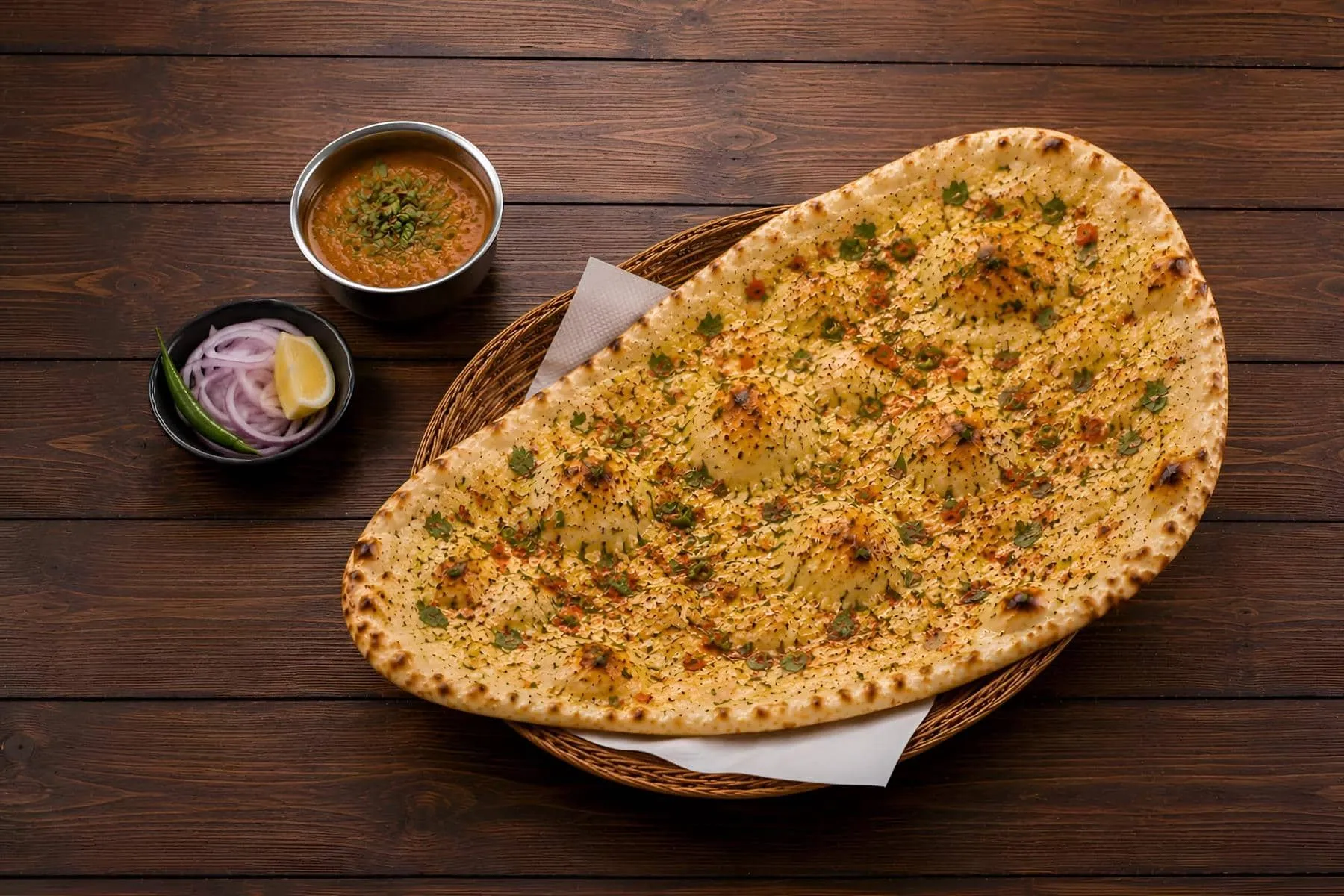 Chatpat butter naan