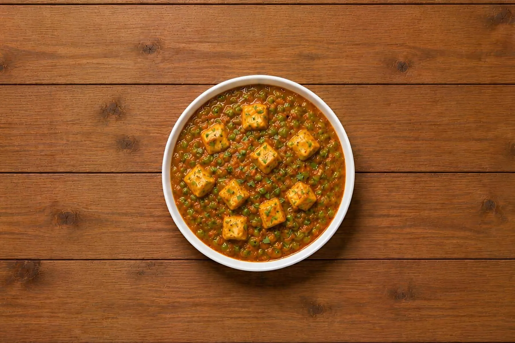 Matar paneer