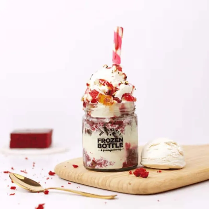 Red Velvet Brownie Sundae