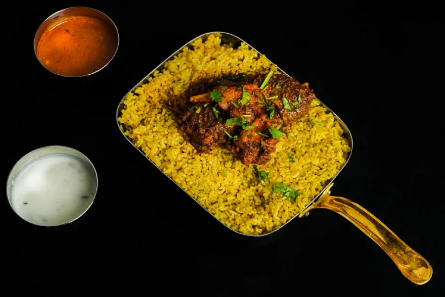 Chitti Muthyalu Natu Kodi Fry Piece Pulao - Single