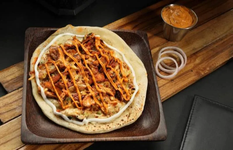 Tandoori Kuboos Chicken Shawarma