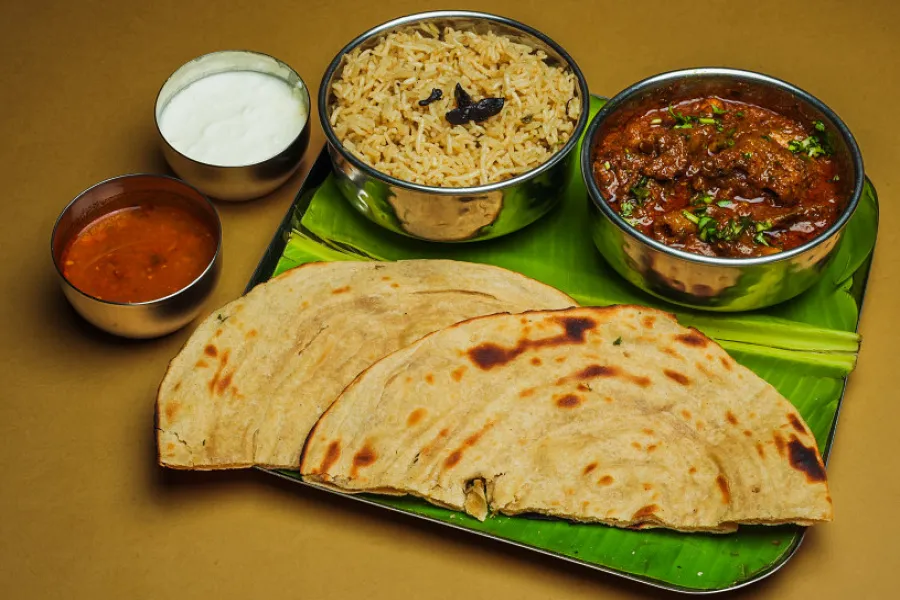 Plain Rice + Natu Kodi Kura Combo