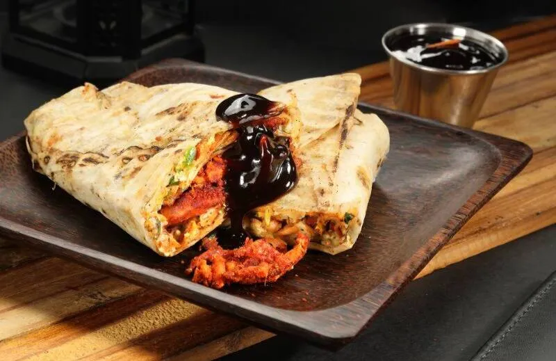 Bbq Rumali Chicken Shawarma