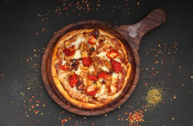 RoosterX Loaded Chicken Pizza