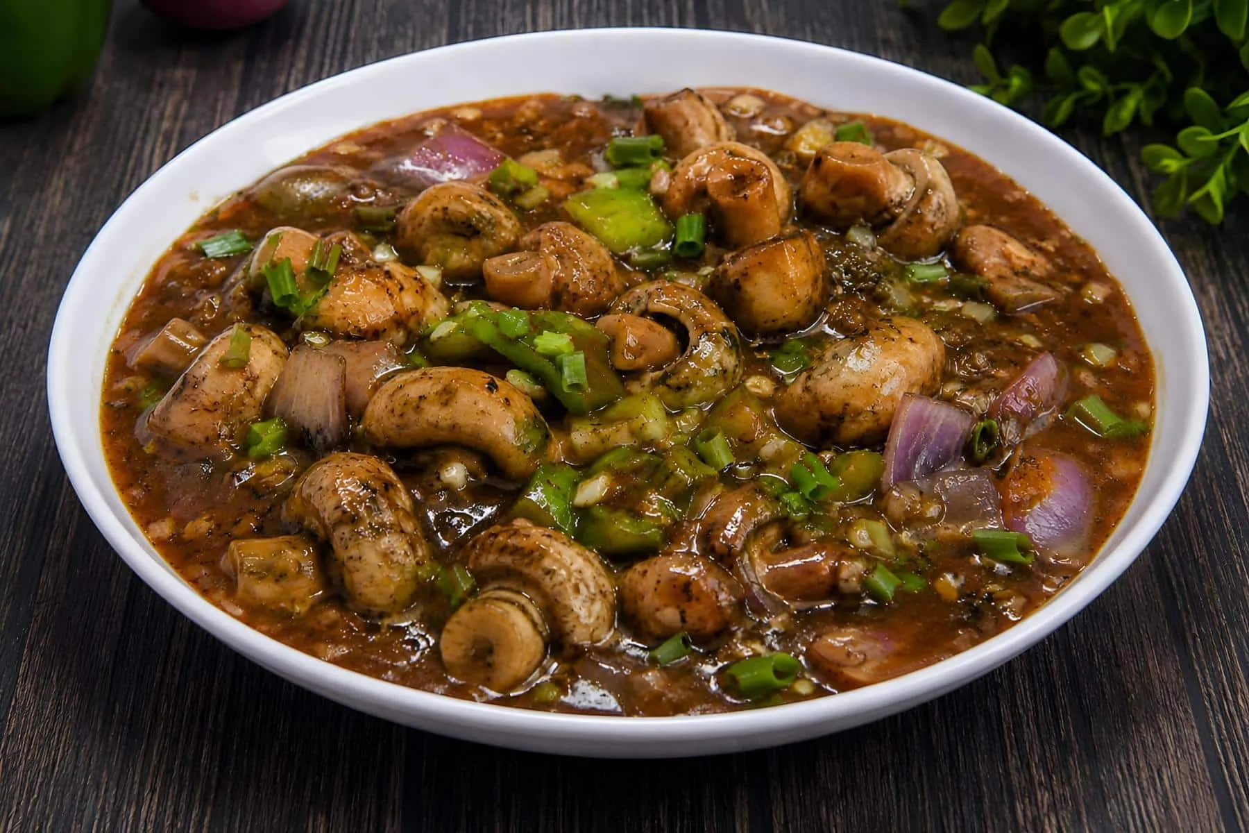 Mushroom manchurian