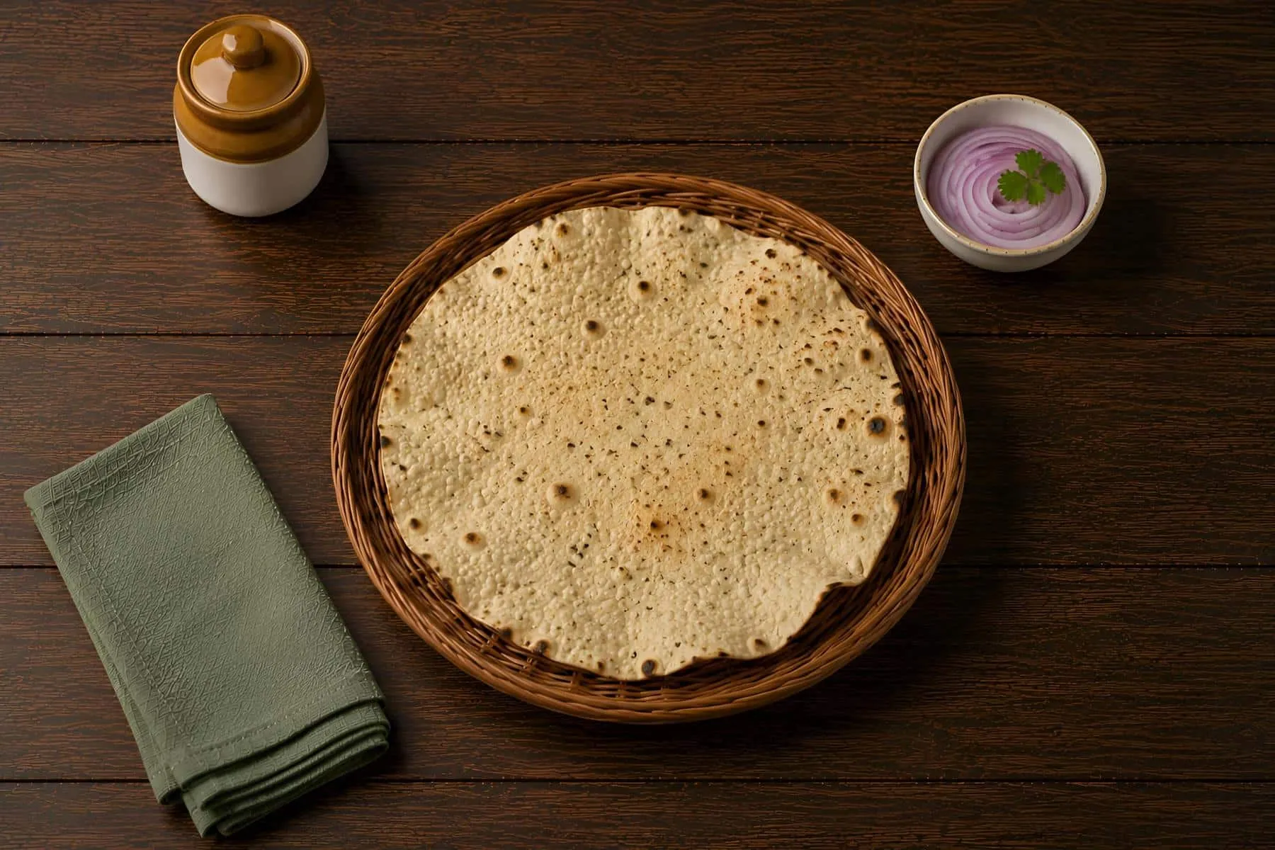 Roast papad