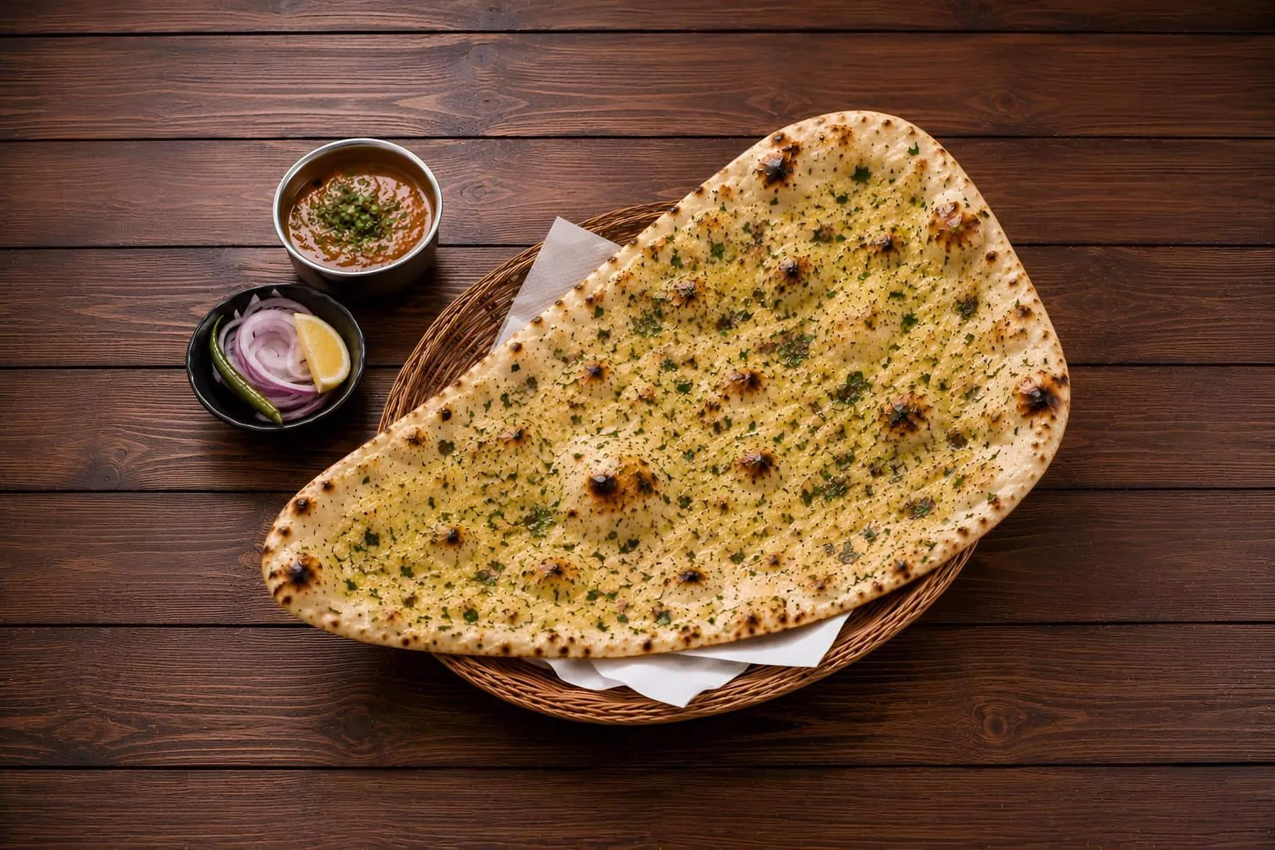 Garlic naan