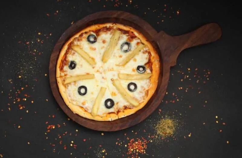 French Fries Pizza