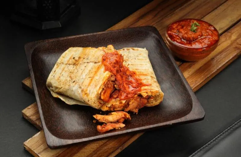 Butter Chicken Shawarma