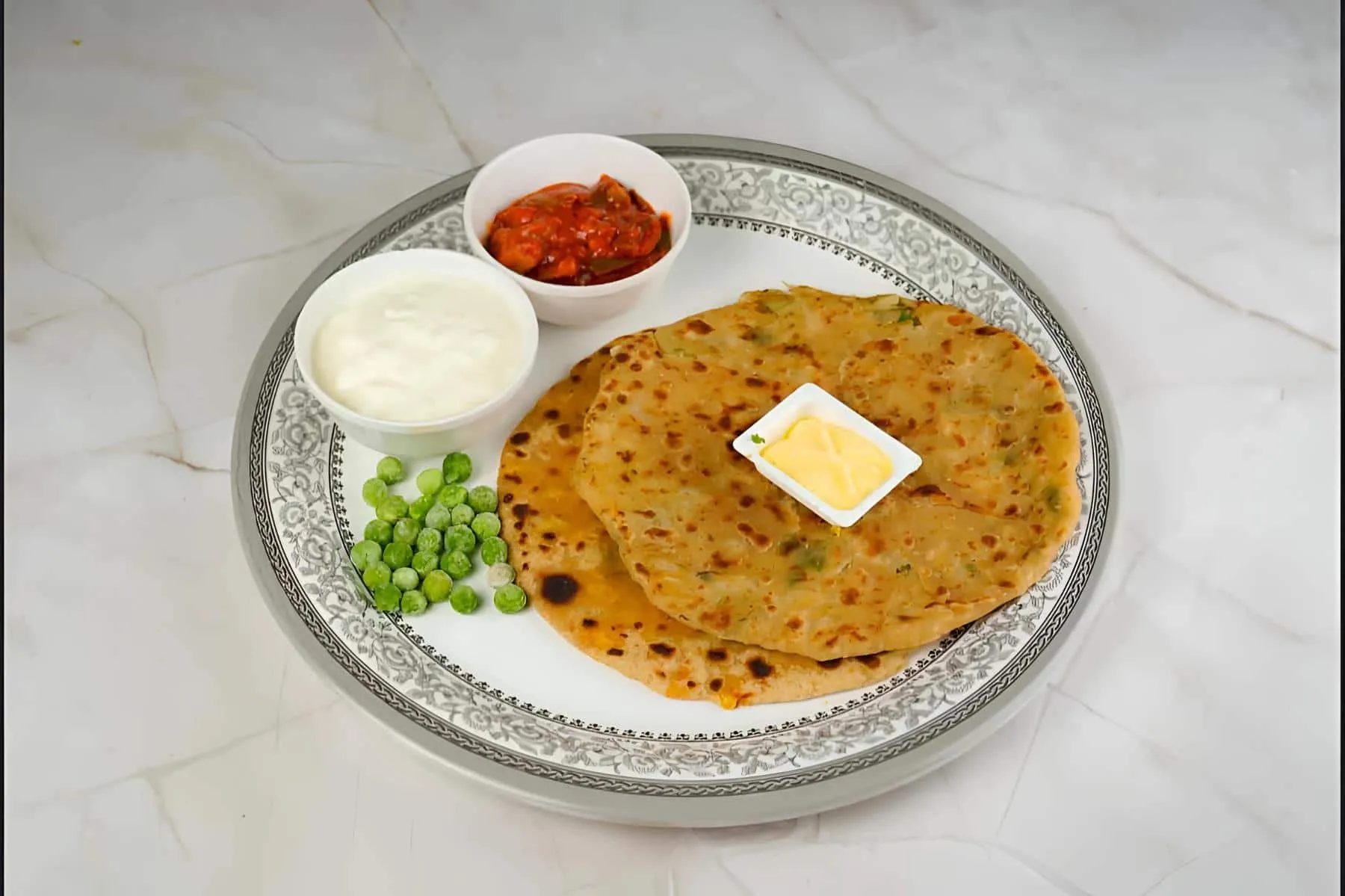 Matar paratha