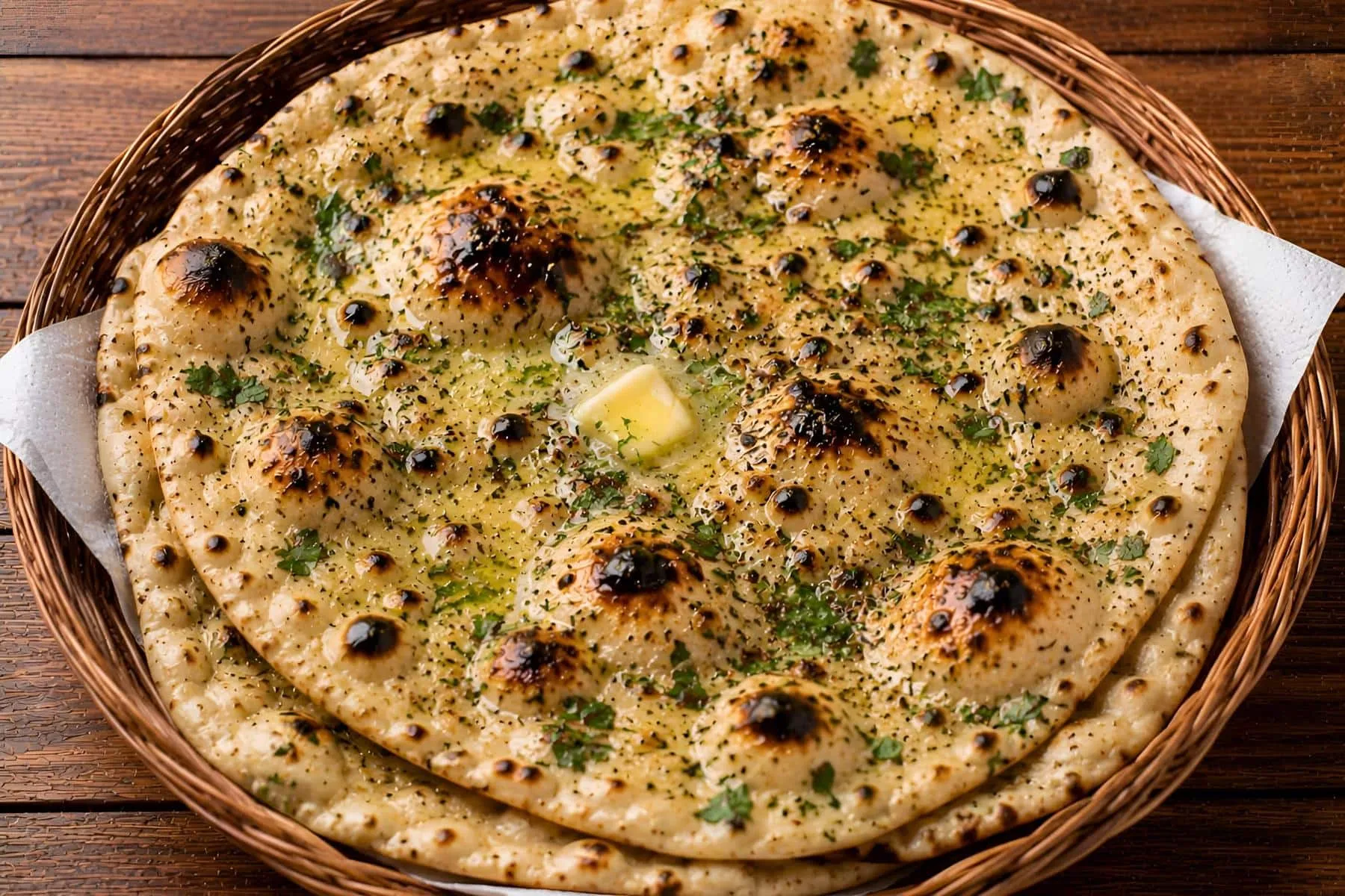 Butter kothmir roti