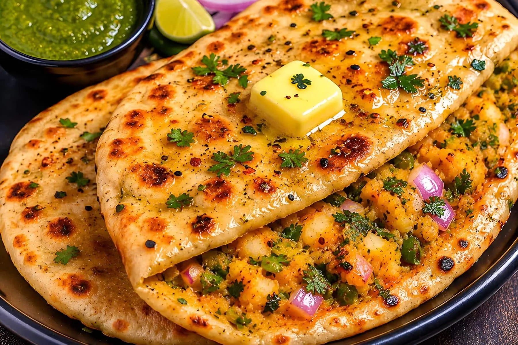 Stuffed kulcha