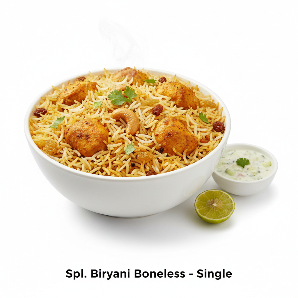 Spl. Biryani Boneless - Single