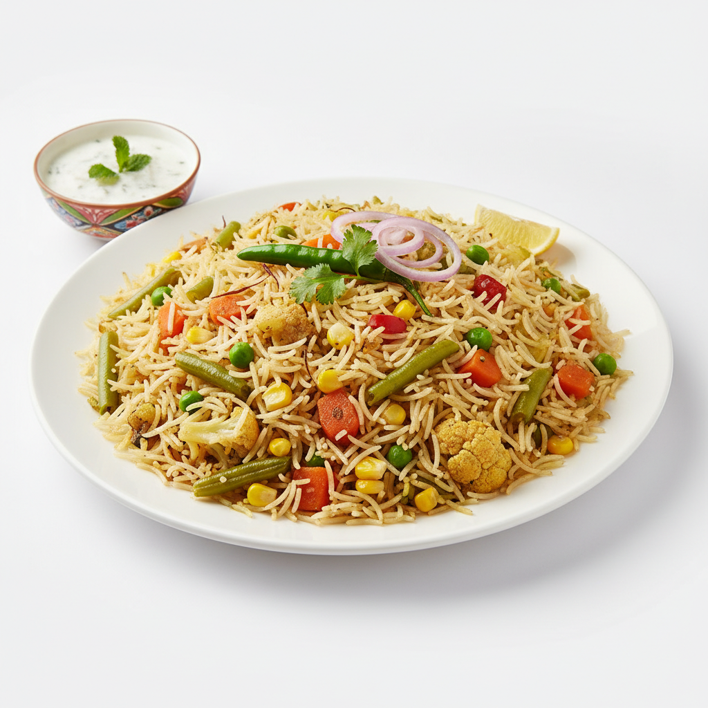 Mixed Veg. Pulao - Full