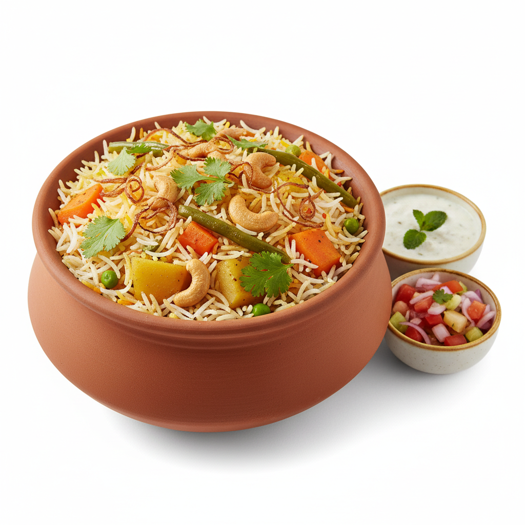 Veg. Pot Biryani - Full
