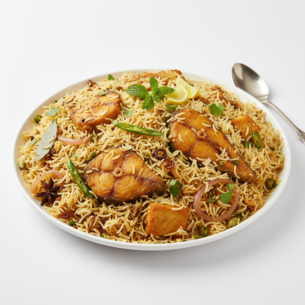 Fish Pulao - Full