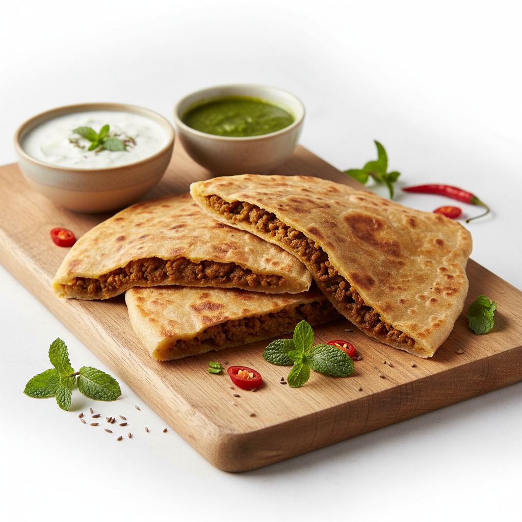 Kheema Paratha