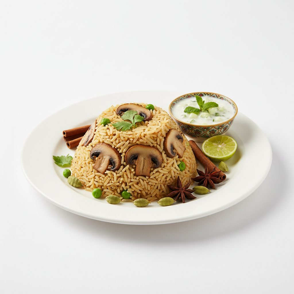 Mushroom Pulao - Single